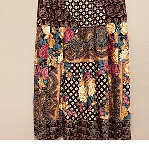 Vintage Koret‎ Petites Women's Skirt Size 10 Petite Paisley and Floral